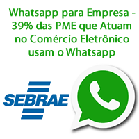 Whatsapp para Empresa - 39% das PME que Atuam no Comércio Eletrônico usam o Whatsapp
