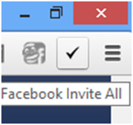 Ícone - Facebook Invite All - Plugins Facebook Chrome