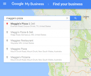 Google Meu Negócio - Busca de Empresas